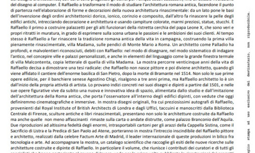 04-04-23 AISE. Raffaello. Nato architetto al Palladio Museum di Vicenza