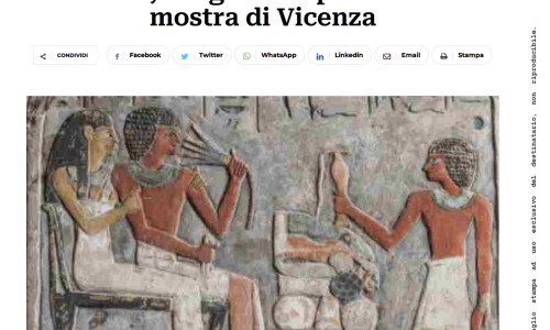 20-01-23 ZTL. I creatori dell’Egitto eterno: Scribi, artigiani e operai nella mostra di Vicenza